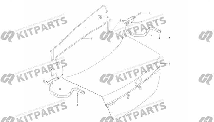 Крышка багажника Lifan