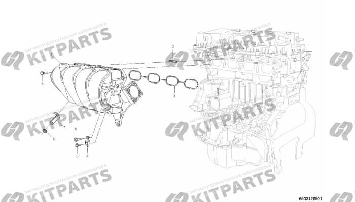 Коллектор впускной (1.8L) Lifan