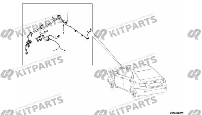 Жгут проводов панели приборов (2) Lifan