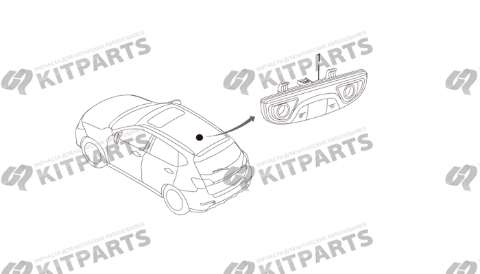 Лампа освещения салона Haval