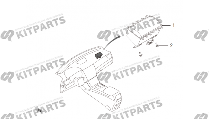 Пассажирский AIR BAG Haval