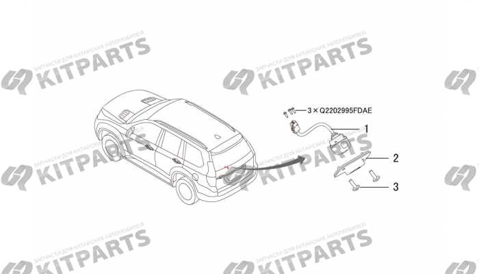 Камера заднего вида Haval