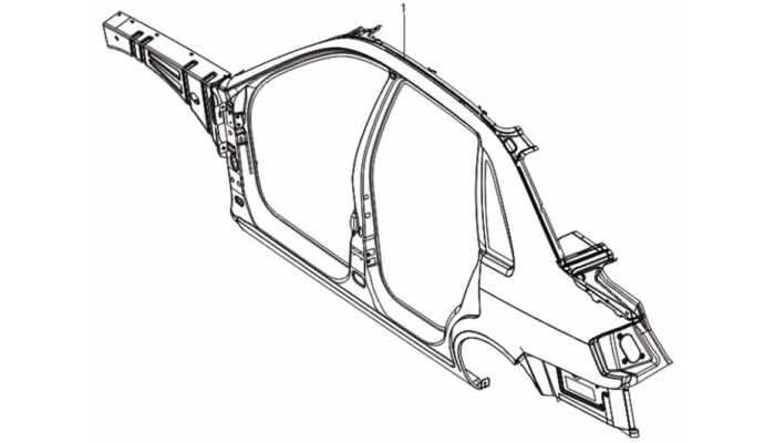 Боковина кузова левая Lifan