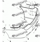 Бампер задний