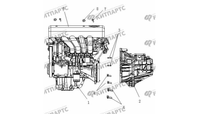 Двигатель в сборе Geely