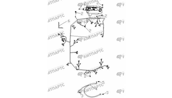 Жгут проводов моторного отсека Geely